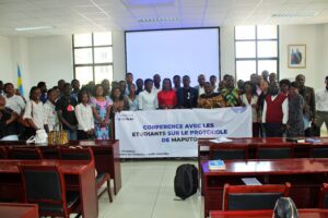 Protocole de Maputo : Les étudiants issus des différentes universités de Kinshasa à l’école du savoir.